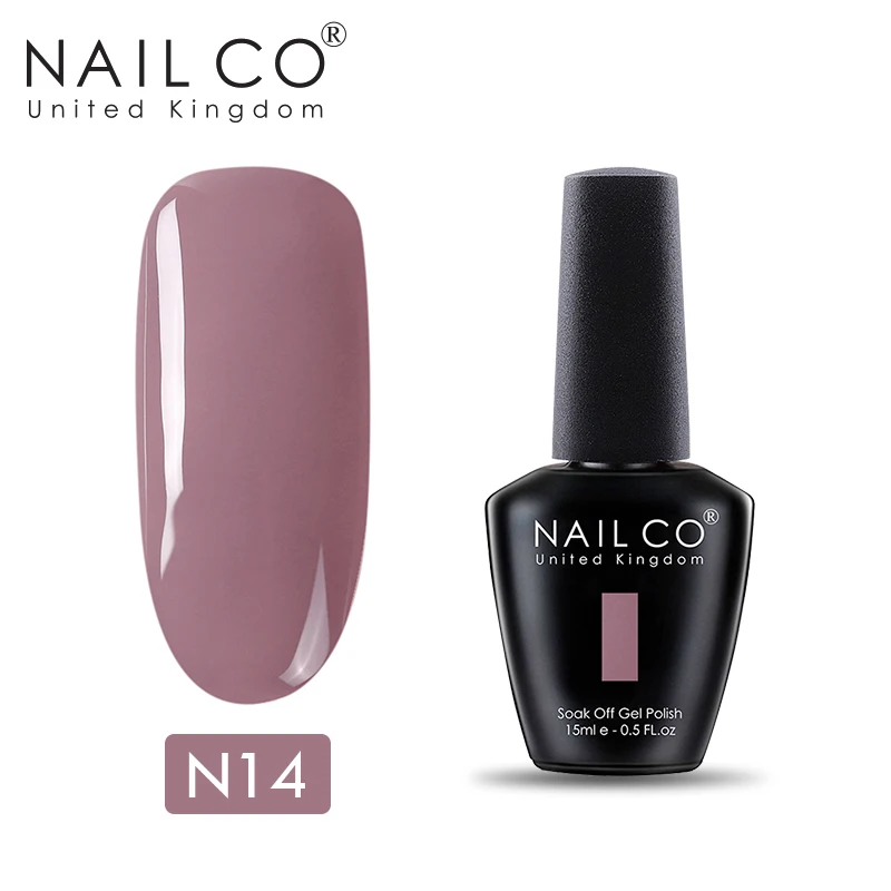 N14 NAILCO УФ светодиодный Гель-лак для ногтей smalto Полупостоянный unghie живопись гель лак Manicura permanente замочить от ногтей Гель-лак художественный - Цвет: N14