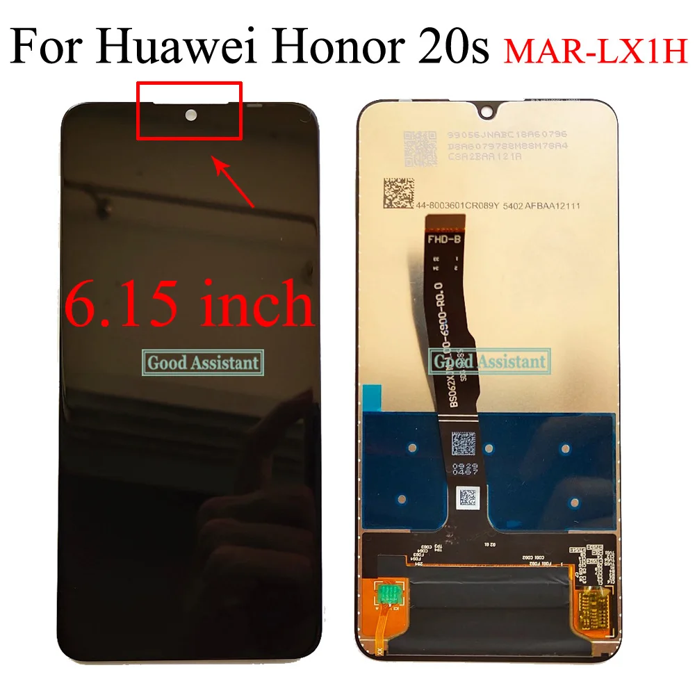 6 3 дюймов для Huawei Honor 20 YAL L21 20S/Nova/5T Global L61D ЖК дисплей сенсорный экран дигитайзер