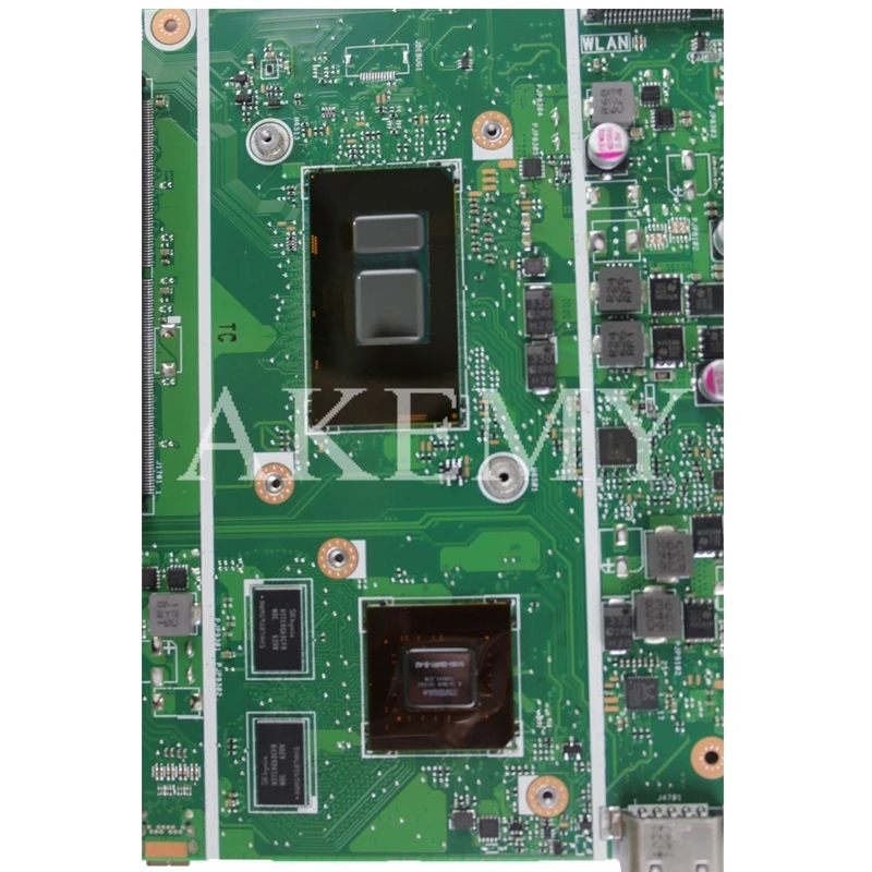 Для For Asus X441URK X441UR X441UV X441UVK X441UQK X441U Ноутбук Материнская плата I3-7100 4G RAM | Компьютеры и