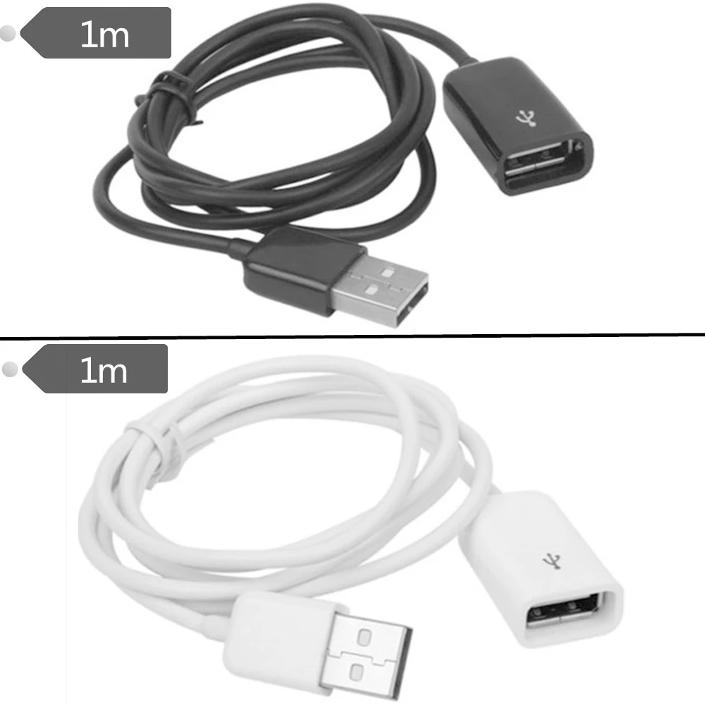 1 шт. удлинитель данных USB 2 0 штекер-гнездо м зарядный дополнительный кабель для