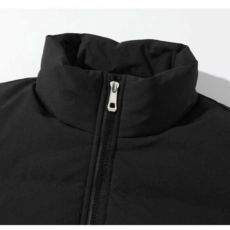 Man Jacket Parkas 2021 Winter Male Jacket Thicken Warm Coat Men's Jackets Solid Black Parka Fashion New Streetwear Oversized 6XL