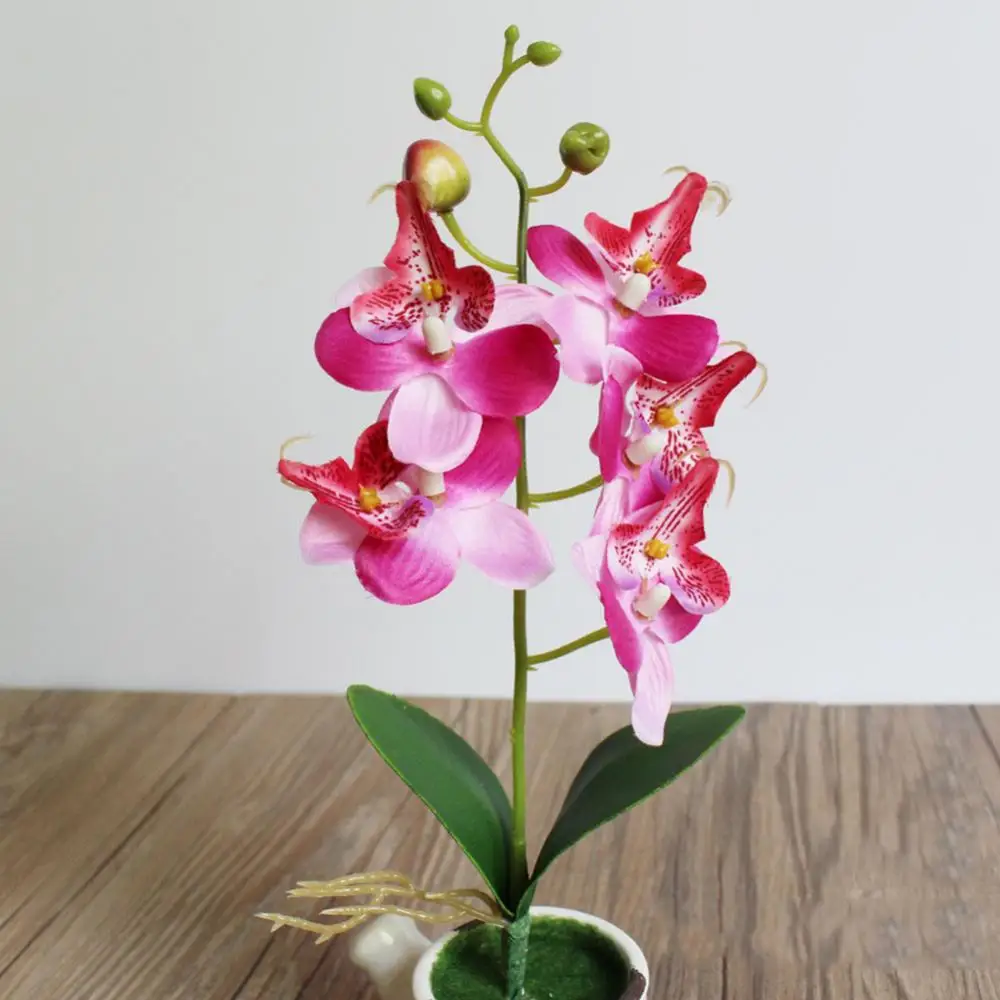 1 шт искусственный цветок Орхидея Бабочка дешевые искусственные цветы сад