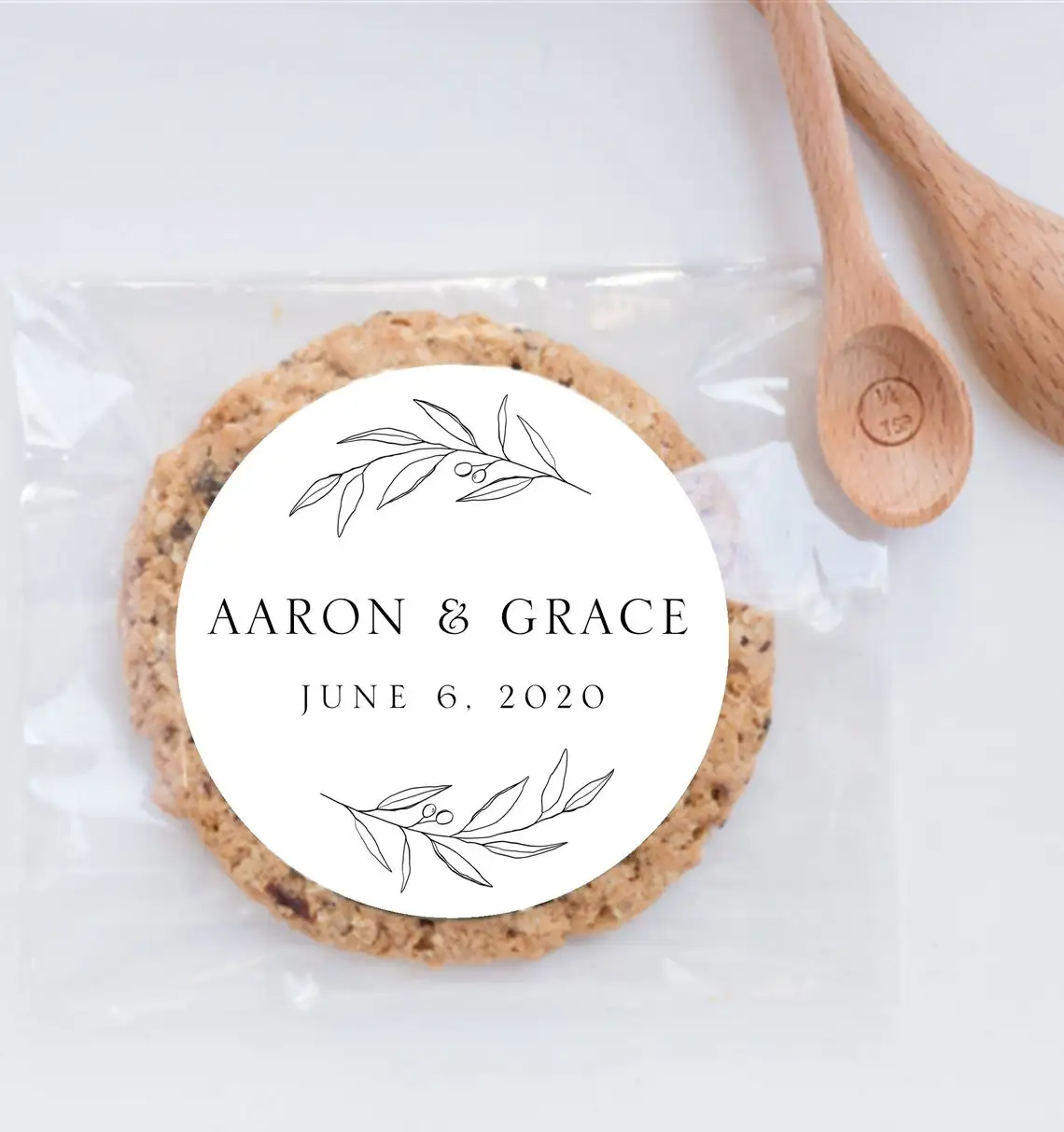 100 штук индивидуальных наклеек и логотипов на заказ/свадебные