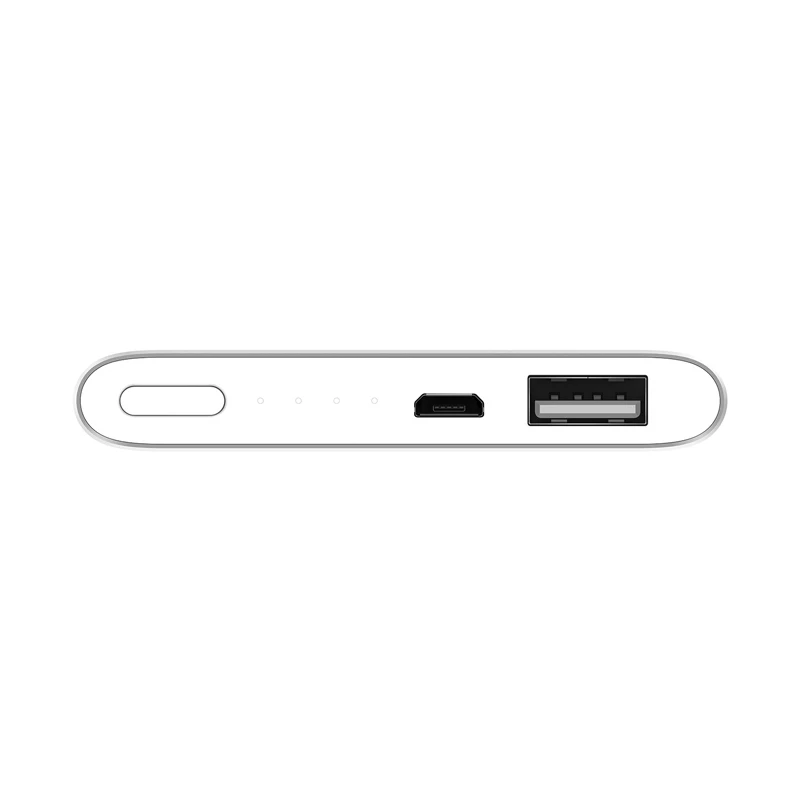 Xiaomi mi внешний аккумулятор 2 5000 мА/ч тонкий PLM10ZM cro USB Bateria Externa Movil Carregador Portatil