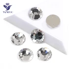 Стеклянные стразы YANRUO, все размеры, прозрачные, для одежды, 3204