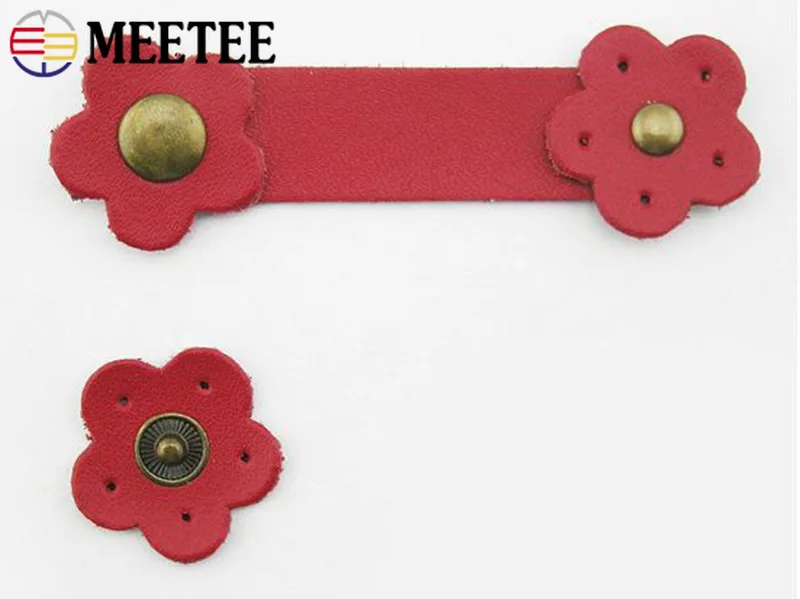 Meetee 5 шт. 2 5*6 см цветок натуральная кожа сумка застежка пряжка Сделай Сам сумки для