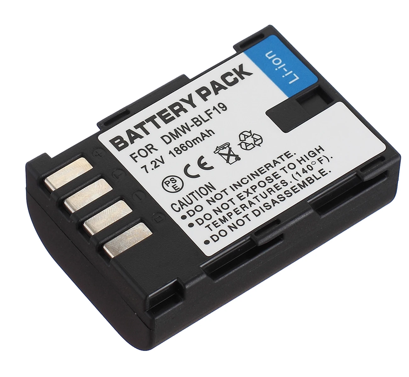 

Battery Pack for Panasonic Lumix DMC-GH3, DMC-GH3K, DMC-GH4, DMC-GH4K, GH4R, GH4RH, DC-GH5, DC-G9, G9M Mirrorless Digital Camera