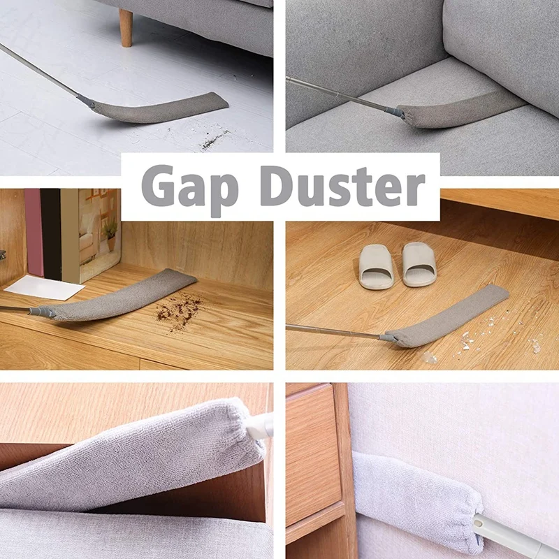 

Chenille Duster with Extendable Pole,Washable,Space Dusting Brush Duster for Cleaning Ceiling Fan,Cars,Furniturer,Cobweb