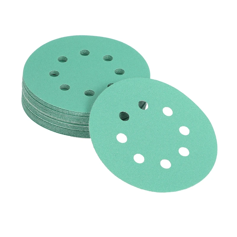 25 Pcs Professional Anti Clog 125 Mm Sandpaper 5 Inch Film Sanding Disc Wet &amp Dry Hook Loop Abrasive Tools With Grits 120 | Инструменты