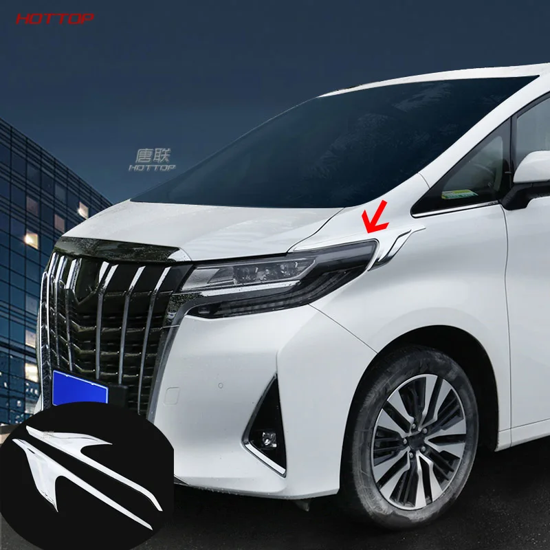 Для 2016 2020 Toyota Alphard Ah30 автомобильные аксессуары Abs хромированные передние головной