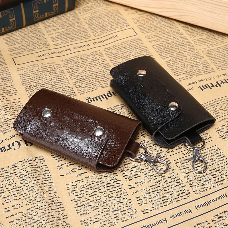 

New Fashion Men's Universal Key Case, Waist Wallet, Car Home Dual-use Key Protection Cover Decorative Accessories