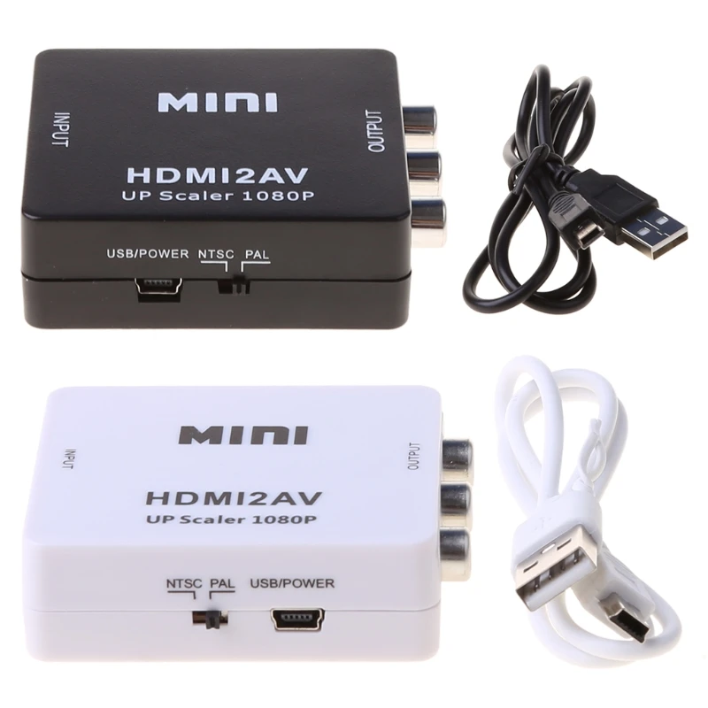 

M5TD 1080P HDMI-совместимый с AV-адаптером кабель преобразователя CVBS 3RCA композитный видео аудио для ТВ