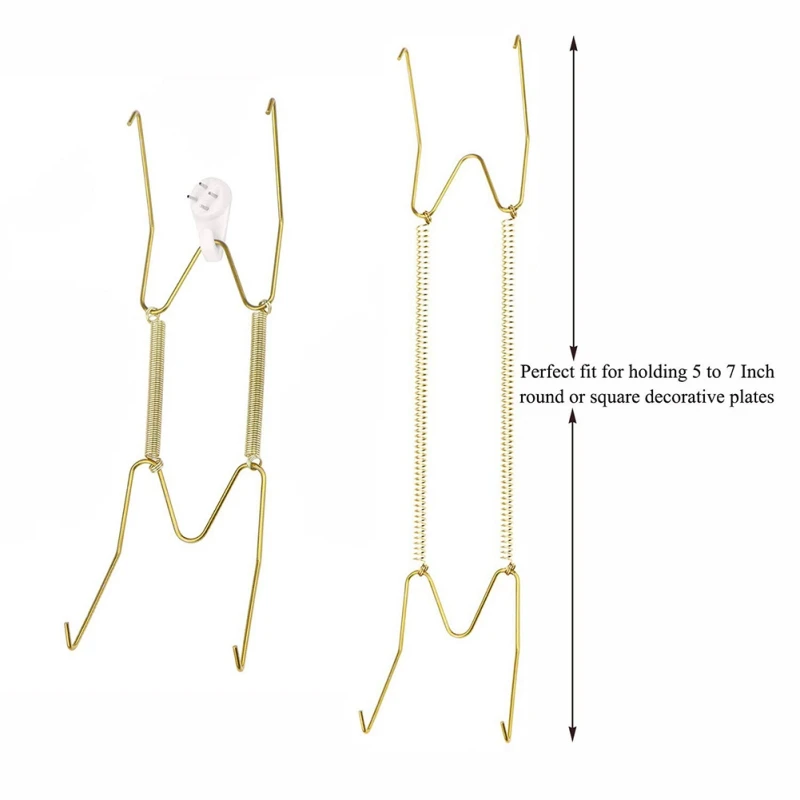 6/8/10 дюймов настенная вешалка для тарелок домашние декоративные крючки посуды