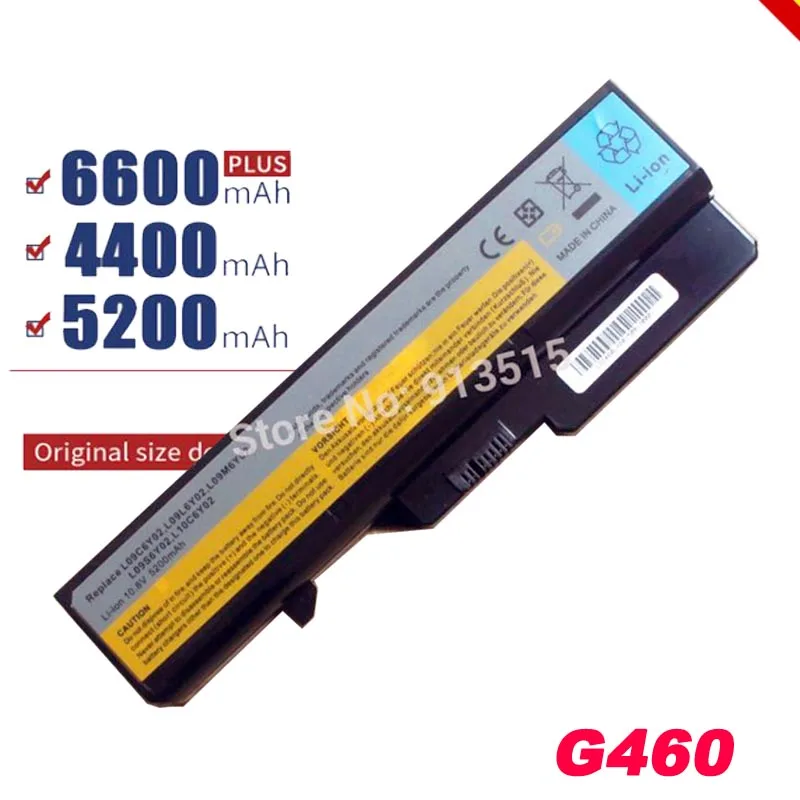 6 ячеечный аккумулятор G460 для Lenovo G470 V470 L09C6Y02 L09L6Y02 L09M6Y02 L09N6Y02 L09S6Y02 LO9L6Y02 LO9S6Y02 B570E
