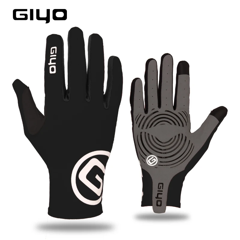 

GIYO Sports Touch Screen Long Full Fingers Gel Sports Cycling Gloves Women Men Bicycle Gloves MTB Road Bike Riding Racing Gloves