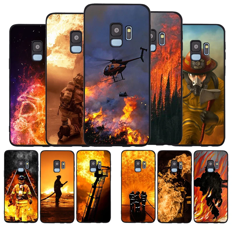 Мягкий чехол Fireman для телефона Samsung S20 S10 S9 S8 S7 edge Plus Lite Note 8 9 10 A6 A7 A8 A9 | Мобильные