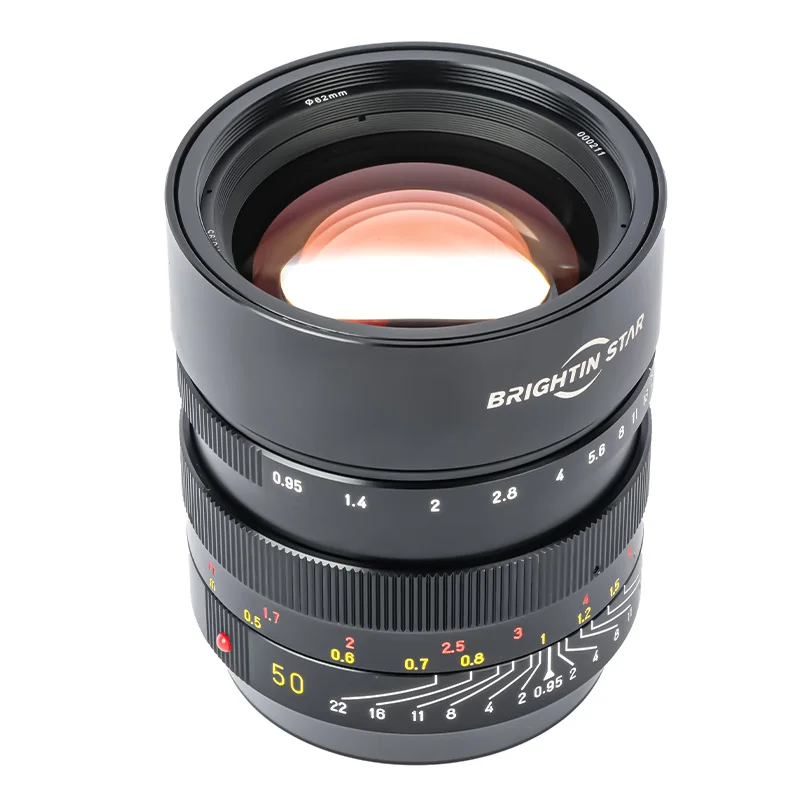 Brightin Star 50 мм F0.95 Полнокадровый объектив с большой диафрагмой ночная сцена микро