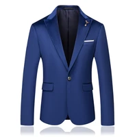 2021 men blazers fashion slim fit casual suit jacket korean business blazer masculino wedding casual social dress coat s 5xl