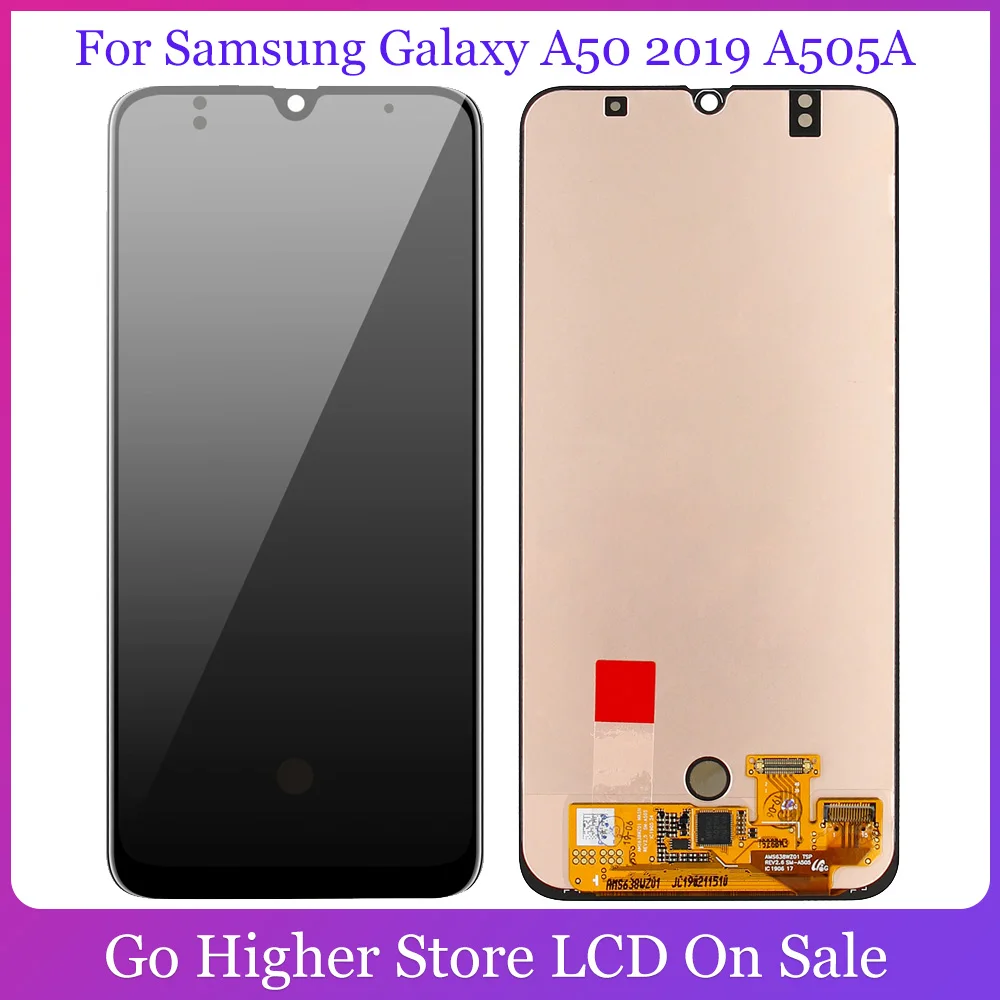 ЖК дисплей A50 для Samsung Galaxy 2019 A505A A505U A505G/DS сенсорный экран с цифровым