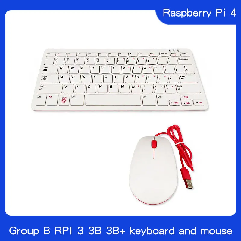 Raspberry Pi 4 soporte Official de teclado y ratón RPI Model B 3 3B + | Компьютеры и офис