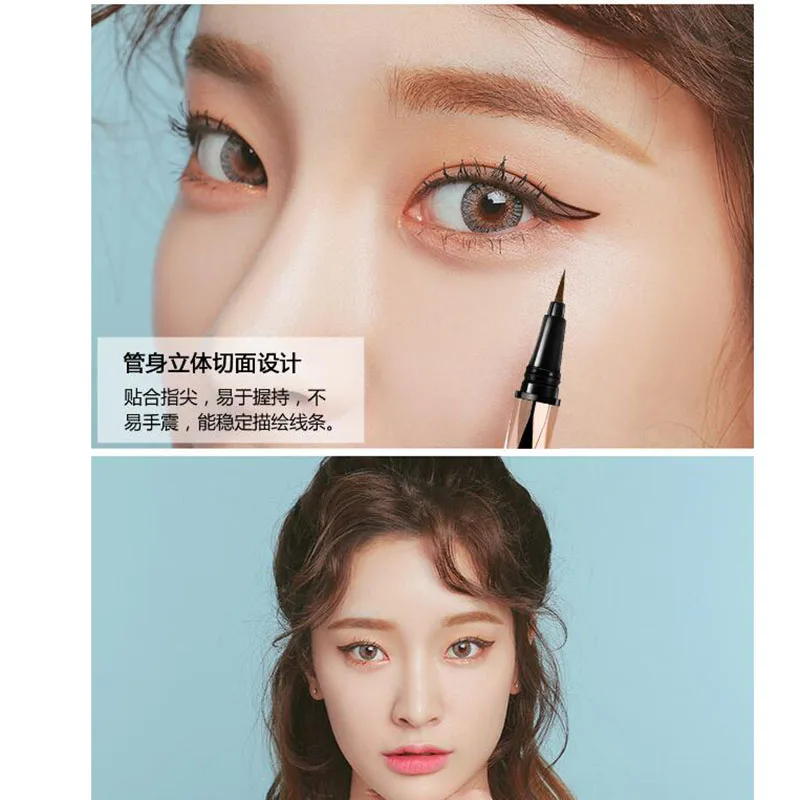 1 шт. водостойкая жидкая подводка для глаз без пятен|Тени век и подводки| |