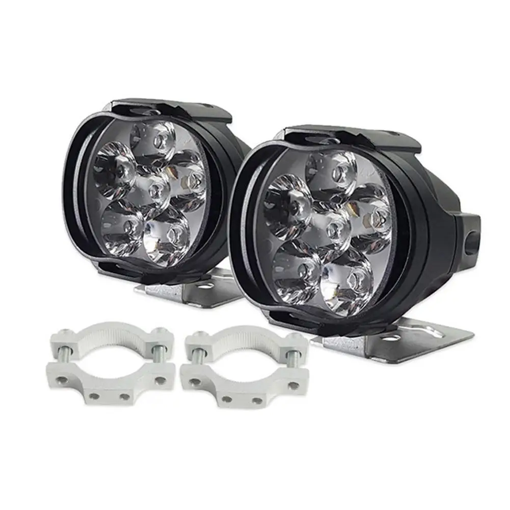 

1PC High Quality 8W 6LED 1500LM Headlight Headlamp Bulb Fog Light For Motorcycle Car E-bike Driving Light