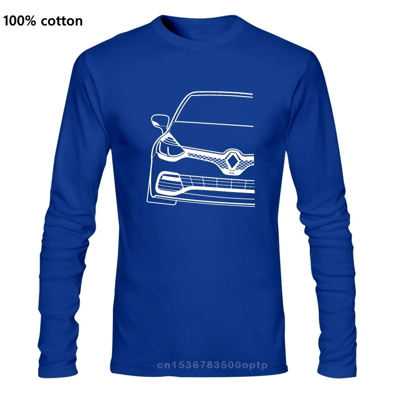 Мужская футболка Renault Clio S Повседневная хлопковая свободная забавная новинка