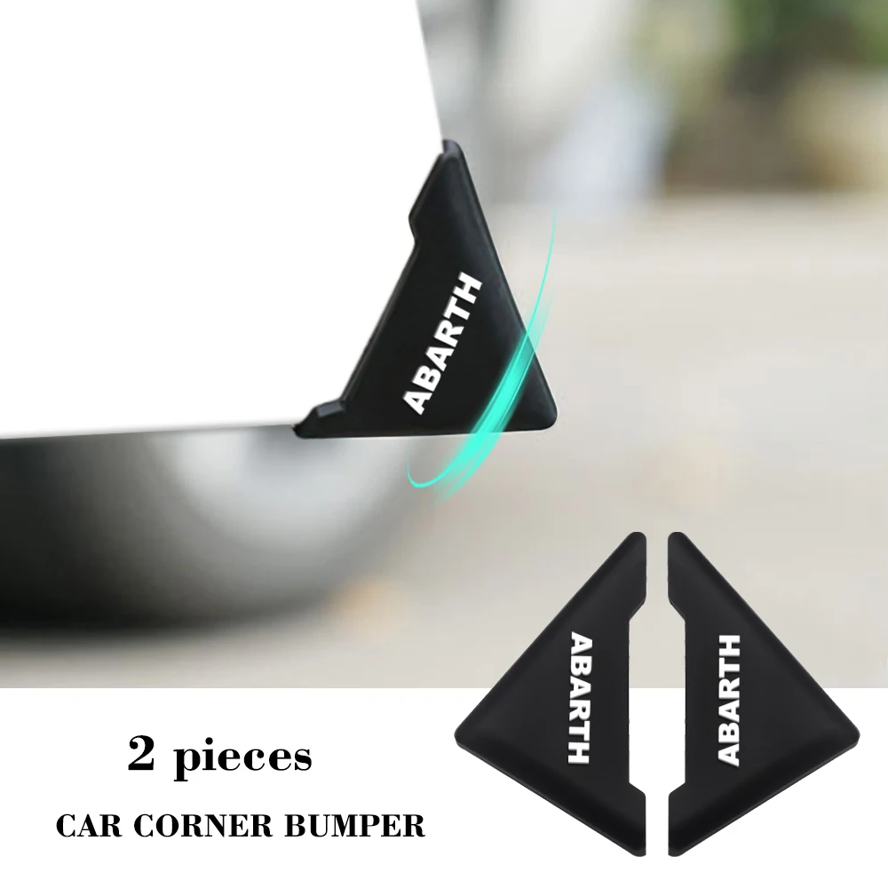

2Pcs/Set Silicone Auto Care Bumper Crash Anti-Scratch Car Door Corner Cover Crash Protection Scratch Protector for Abarth Stilo