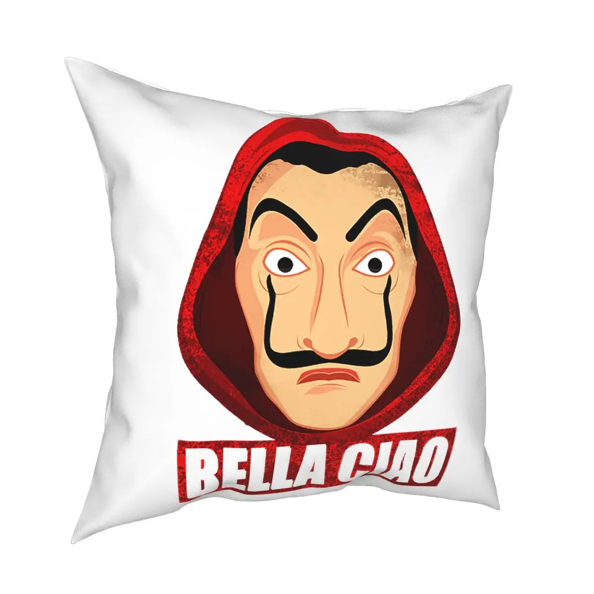 

La Casa De Papel Bella Ciao Pillowcover Home Decor Money Heist Cushion Cover Throw Pillow for Sofa Double-sided Printing