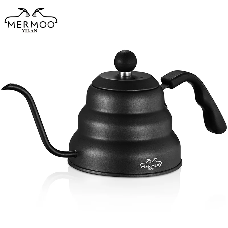 

Hand Drip Coffee Kettle 950ML Stainless Steel Black Pour Over Gooseneck Long Narrow Spout Pot Coffee Tea Camping Water Kettle