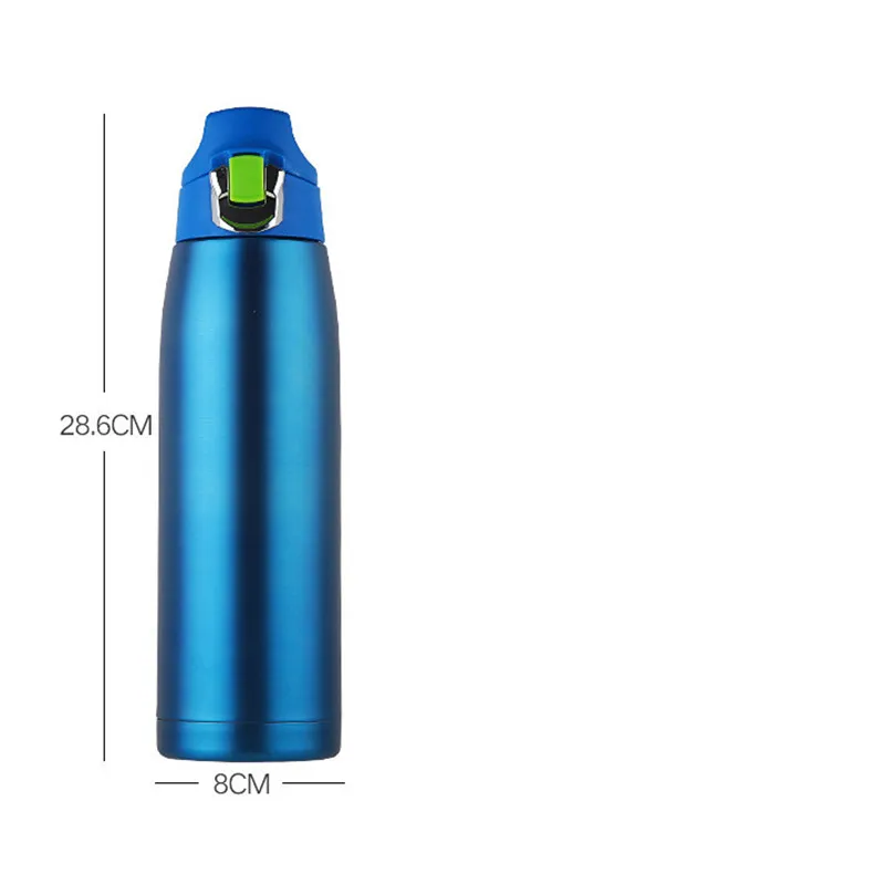 Новая мода 900 мл Большая водонепроницаемая изолированная Вакуумная бутылка из