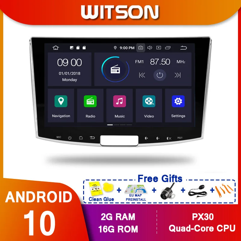 WITSON! Android10 Octa core PX5 большой автомобильный dvd плеер с экраном для Volkswagen PASSAT B7/CC 2012 2015