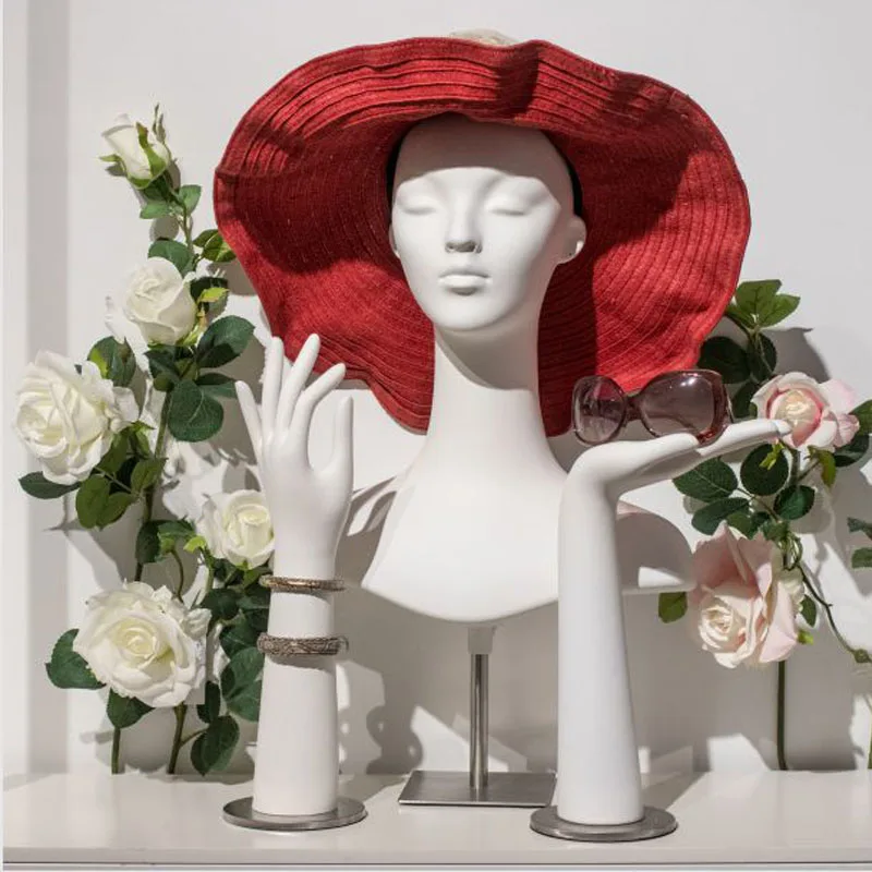 Новинка 1 шт. высококачественный роскошный женский реалистичный манекен голова