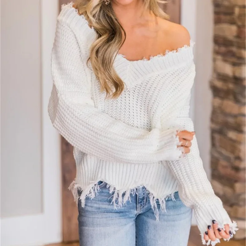 Womens Sweaters 2020 Autumn Fashion Women Sweater Vintage Korean Plus Size Tassel | Женская одежда