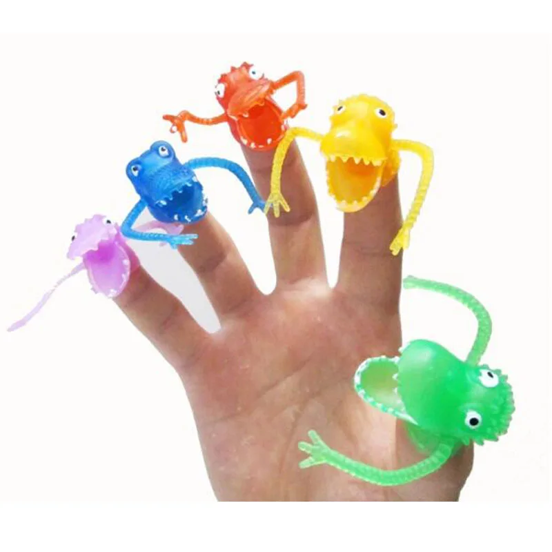 10 30 шт. динозавр голова динозавра животное пальчиковые куклы счастливая семья