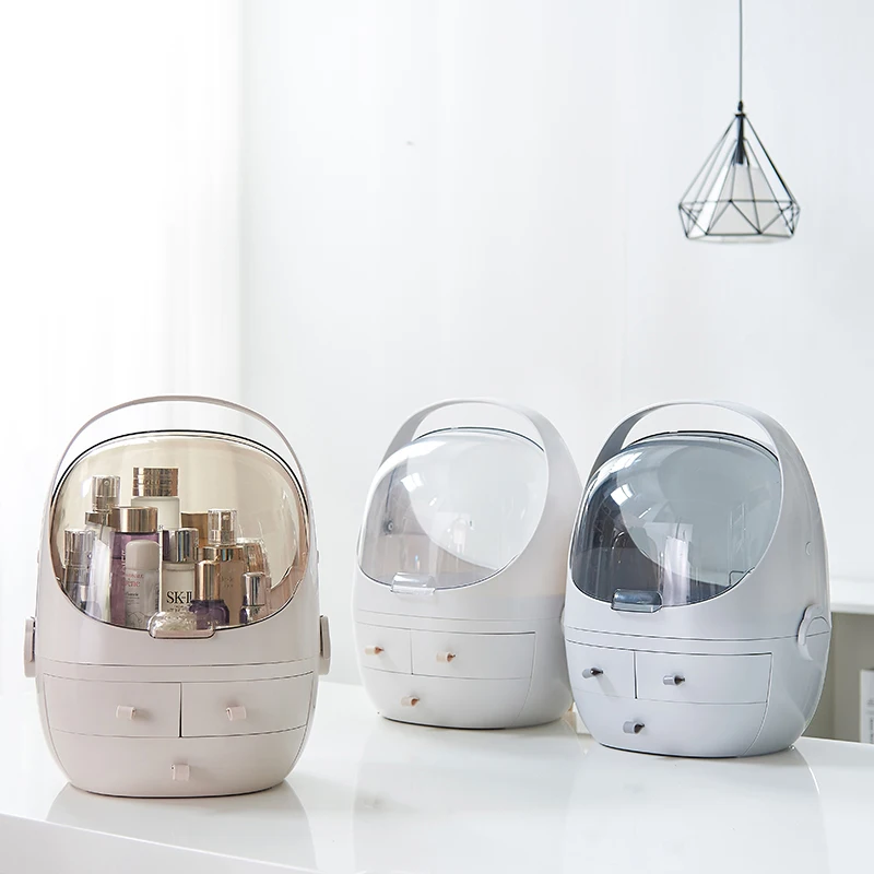 DJLJLZWE модный прозрачный раскладной косметический Чехол Коробка для хранения 3