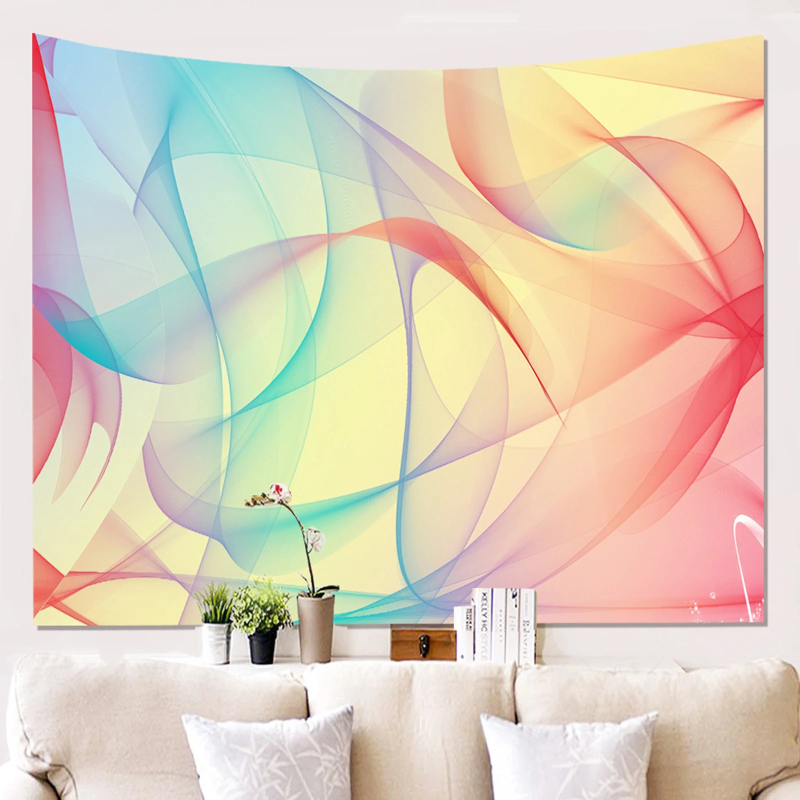 

Wall Tapestry Bedroom Living Room Polyester Wall Hanging Decor Photo Backdrop Serve As Wall Curtains Table Cloth Photo Backdrop