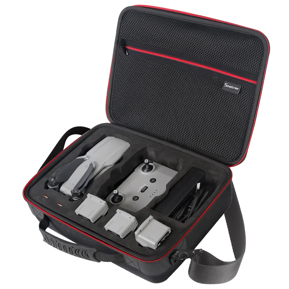 Жесткий чехол Smatree для DJI Mavic Air 2 Fly more combo и аксессуары (Дрон в комплект не