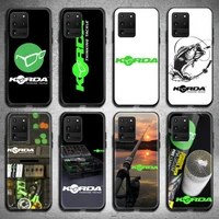 korda fishing tackle phone case for samsung galaxy s21 plus ultra s20 fe m11 s8 s9 plus s10 5g lite 2020