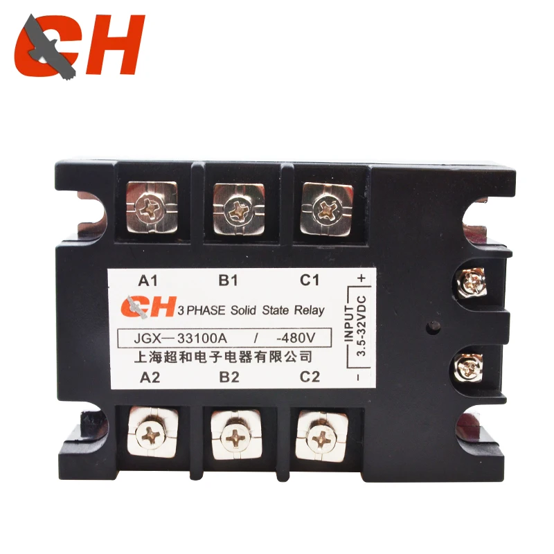 40A 60A 80A 100A SSR 3 Phase Solid State Relay JGX-100 AC to JGX Three Rele | Обустройство дома