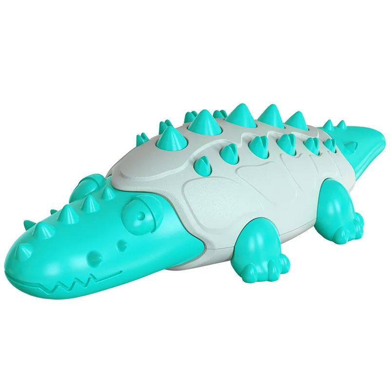 

Pet Supplies Crocodile Dog Toys Leaky Food Ball Toothbrush Molar Stick Toy