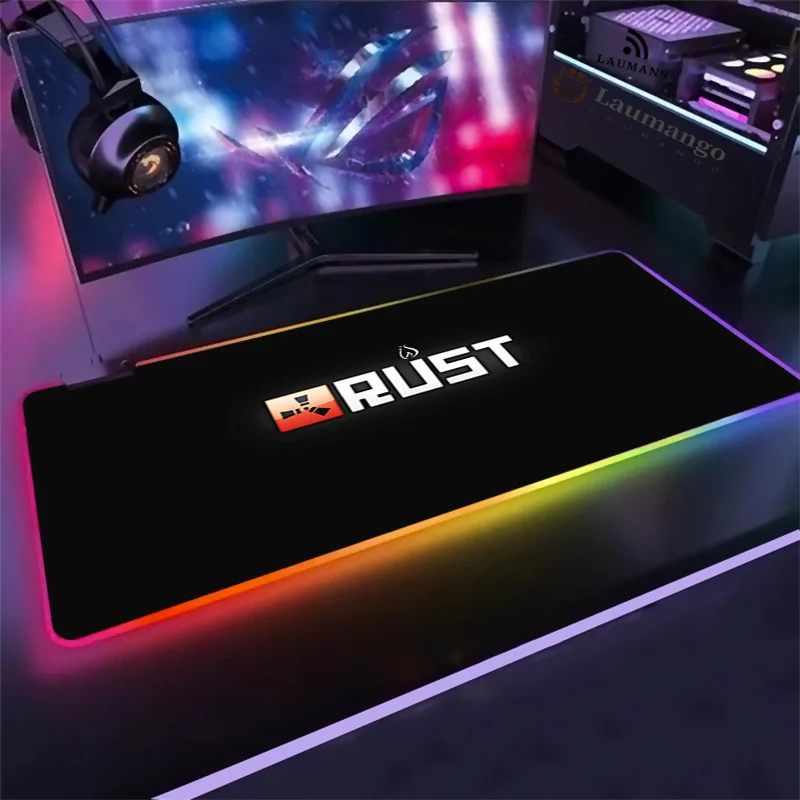 

Rust Custom mouse pad rgb Gaming setup accessories Keyboard Desk Mat Mause tapis de souris xxl rgb mini pc Cute Mousepad 900x400