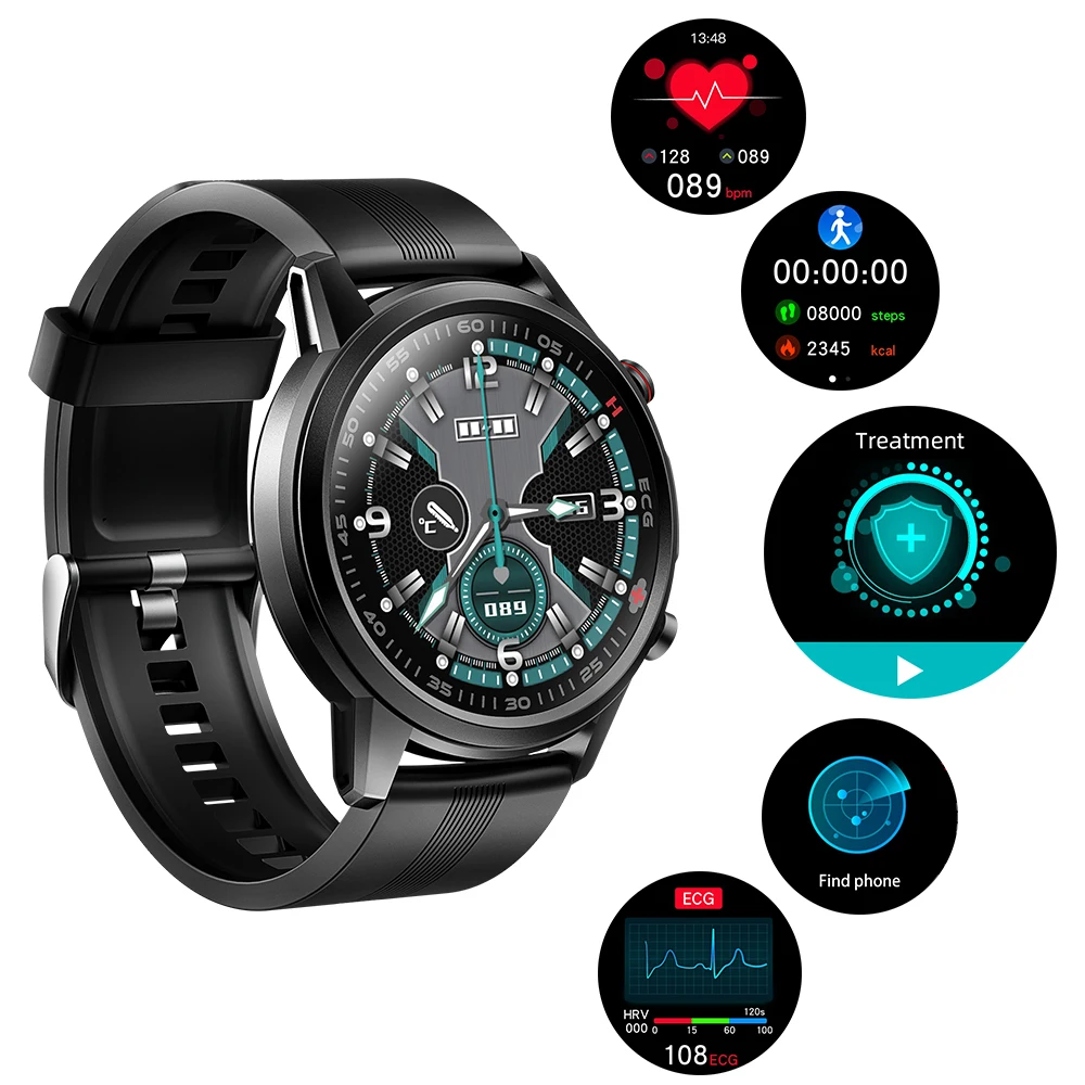 

Мужские Смарт-часы с сенсорным экраном, водонепроницаемые