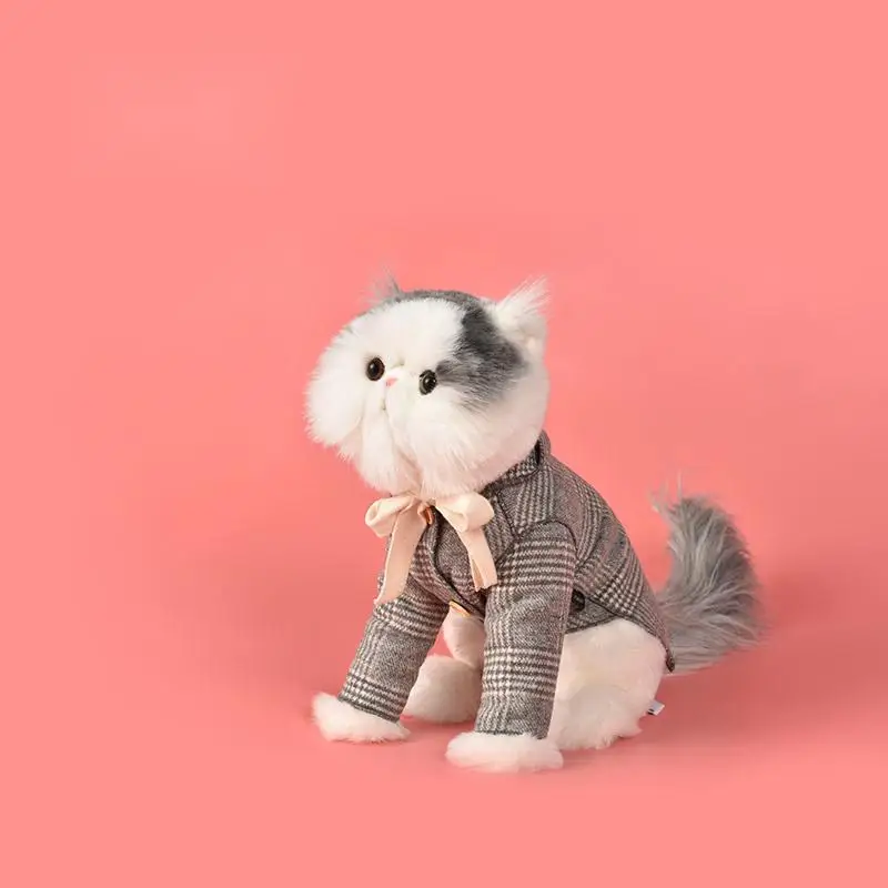 

Плюшевый жилет для домашних питомцев, осенне-зимний утепленный вязаный жилет с V-образным вырезом, костюм для собак на Хэллоуин, аксессуары ...