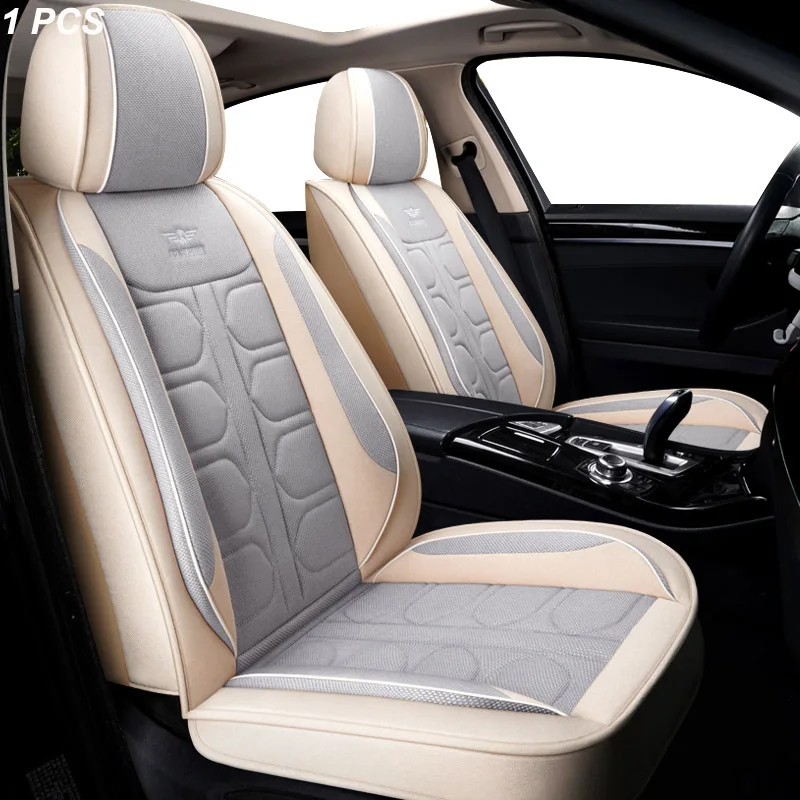 Чехол для автомобильного сиденья Dodge Challenger Journey черный красный льняной чехол