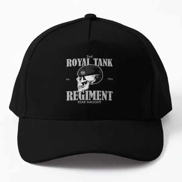 

2Nd Royal Tank Regiment Distressed Baseball Cap Hat Czapka Spring Fish Bonnet Boys Solid Color Women Casquette Printed