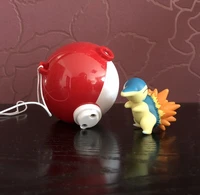pokemon cyndaquil doll toys captures pokeball finished goods movie tv model collect desktop ornaments