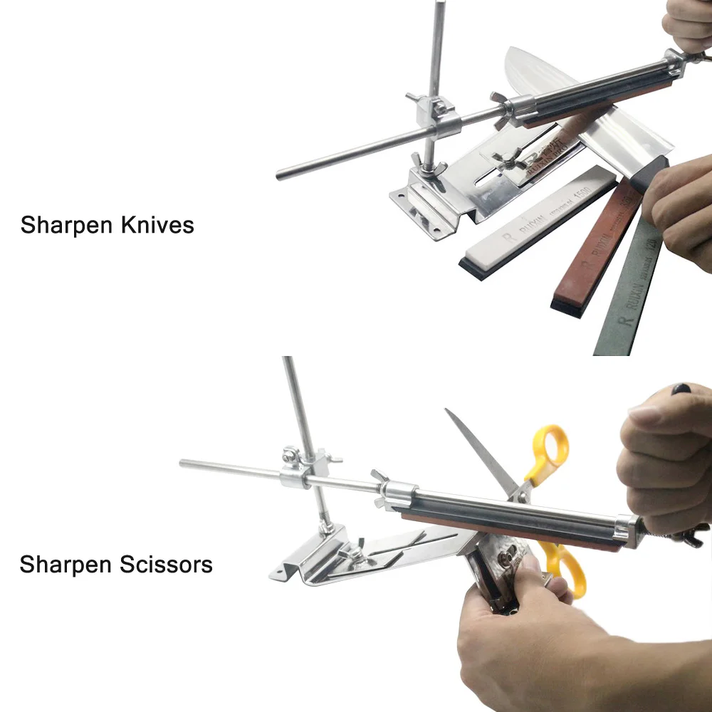 Нержавеющая сталь точилка для кухонных ножей с фиксированным углом