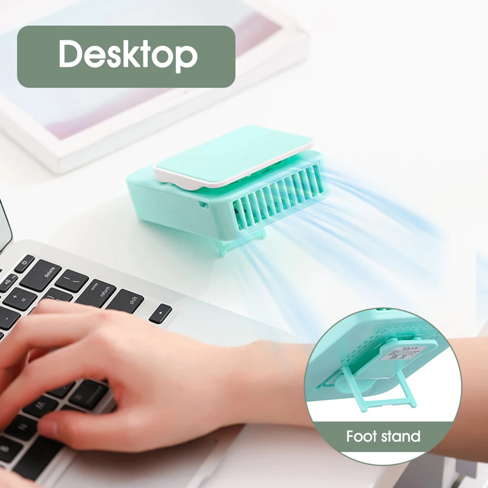 

Портативный вентилятор воздушного охладителя воды Mini USB кондиционер 3 скорости Светильник Настольный вентилятор воздушного охлаждения увл...