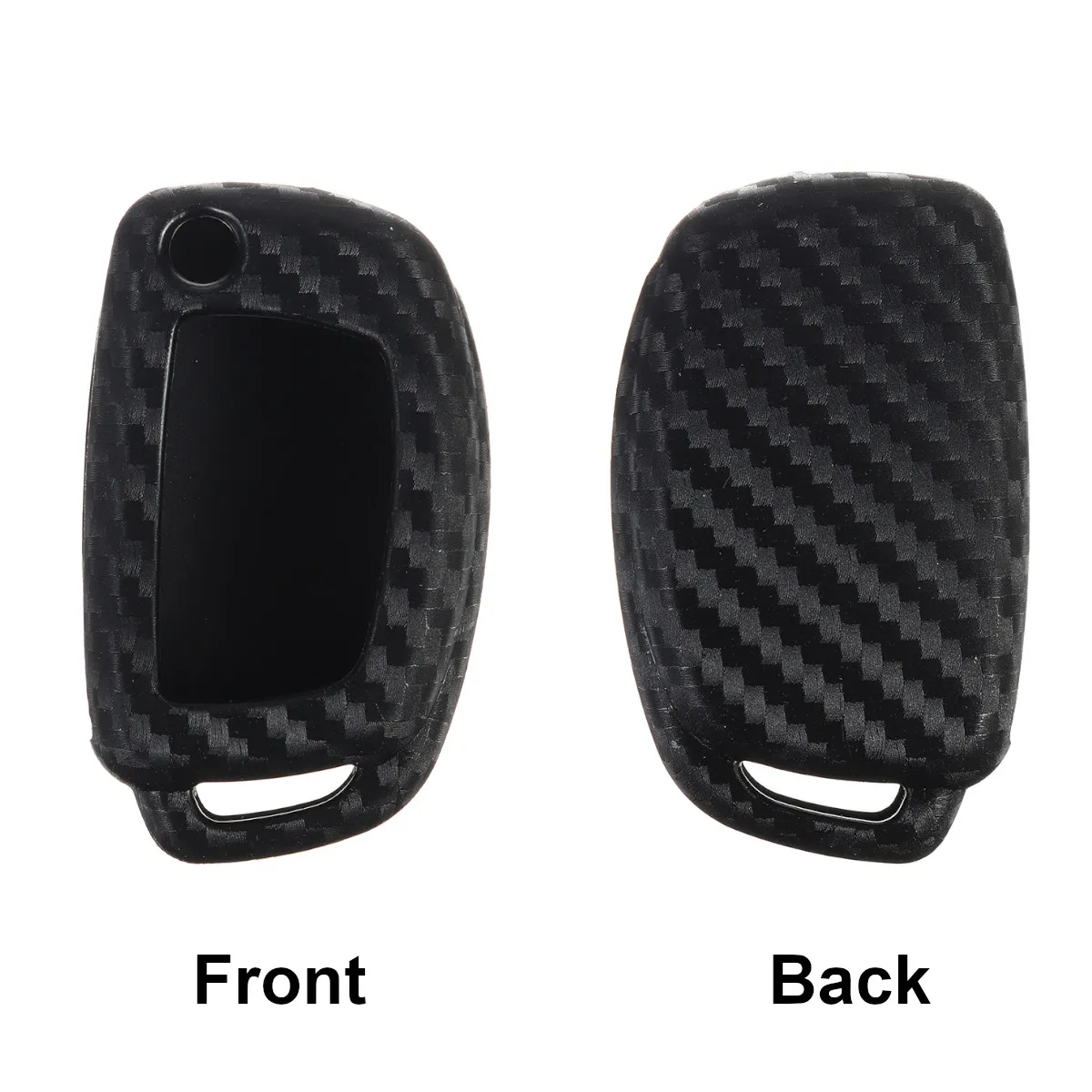 Чехол для автомобильного ключа из углеродного волокна защитный чехол Hyundai I20 Ix35